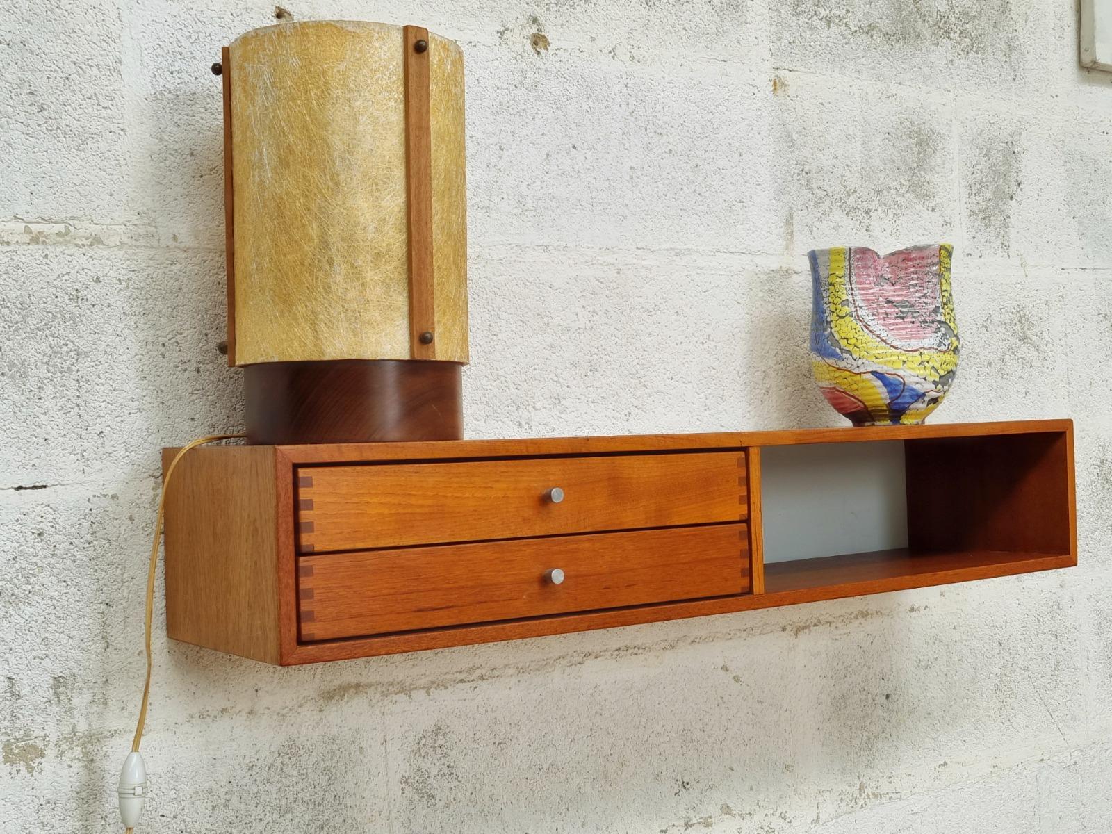 Aksel Kjersgaard console, wall credenza, Denmark, scandinave, 1950 1960