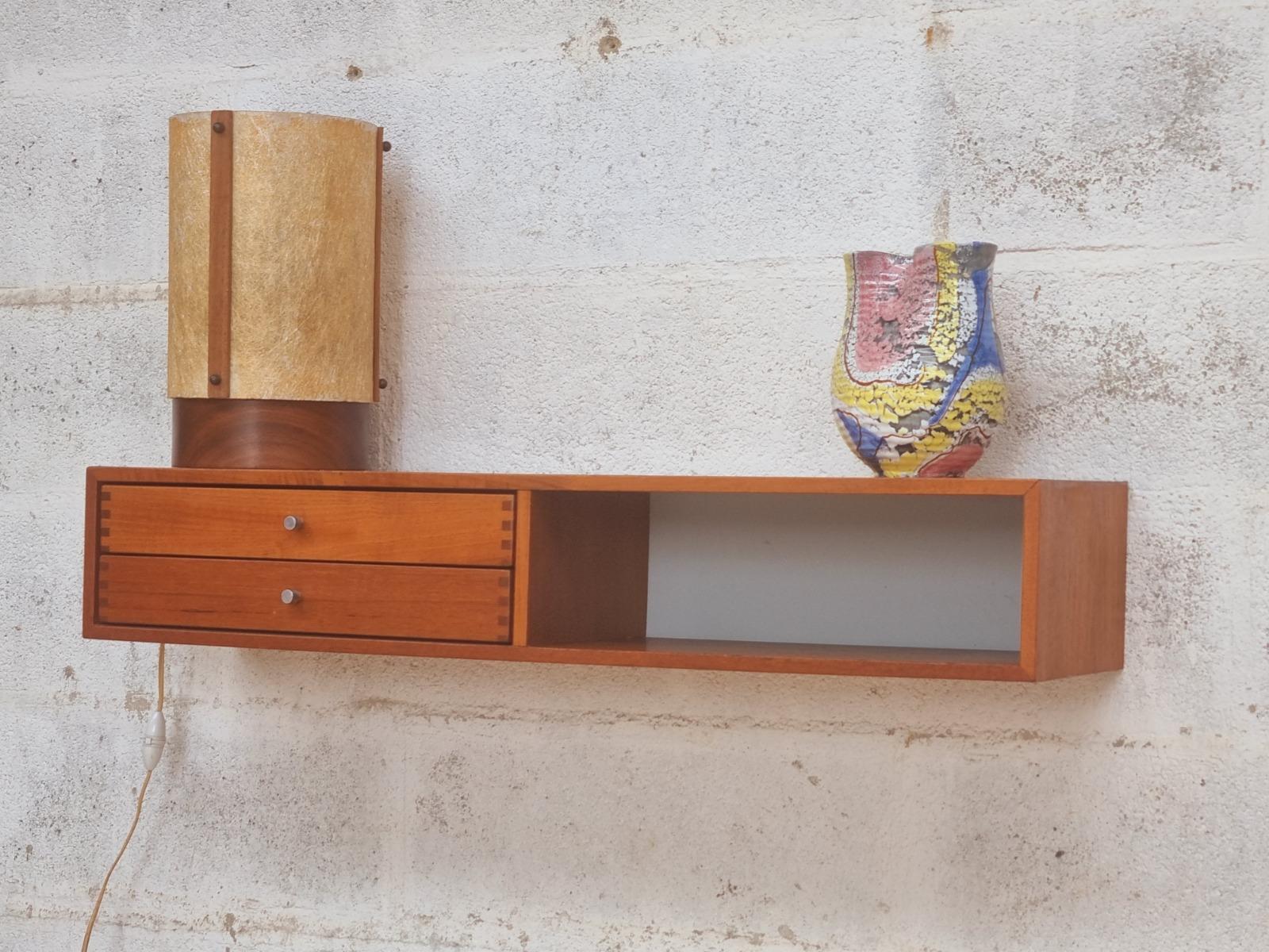 Aksel Kjersgaard console, wall credenza, Denmark, scandinave, 1950 1960