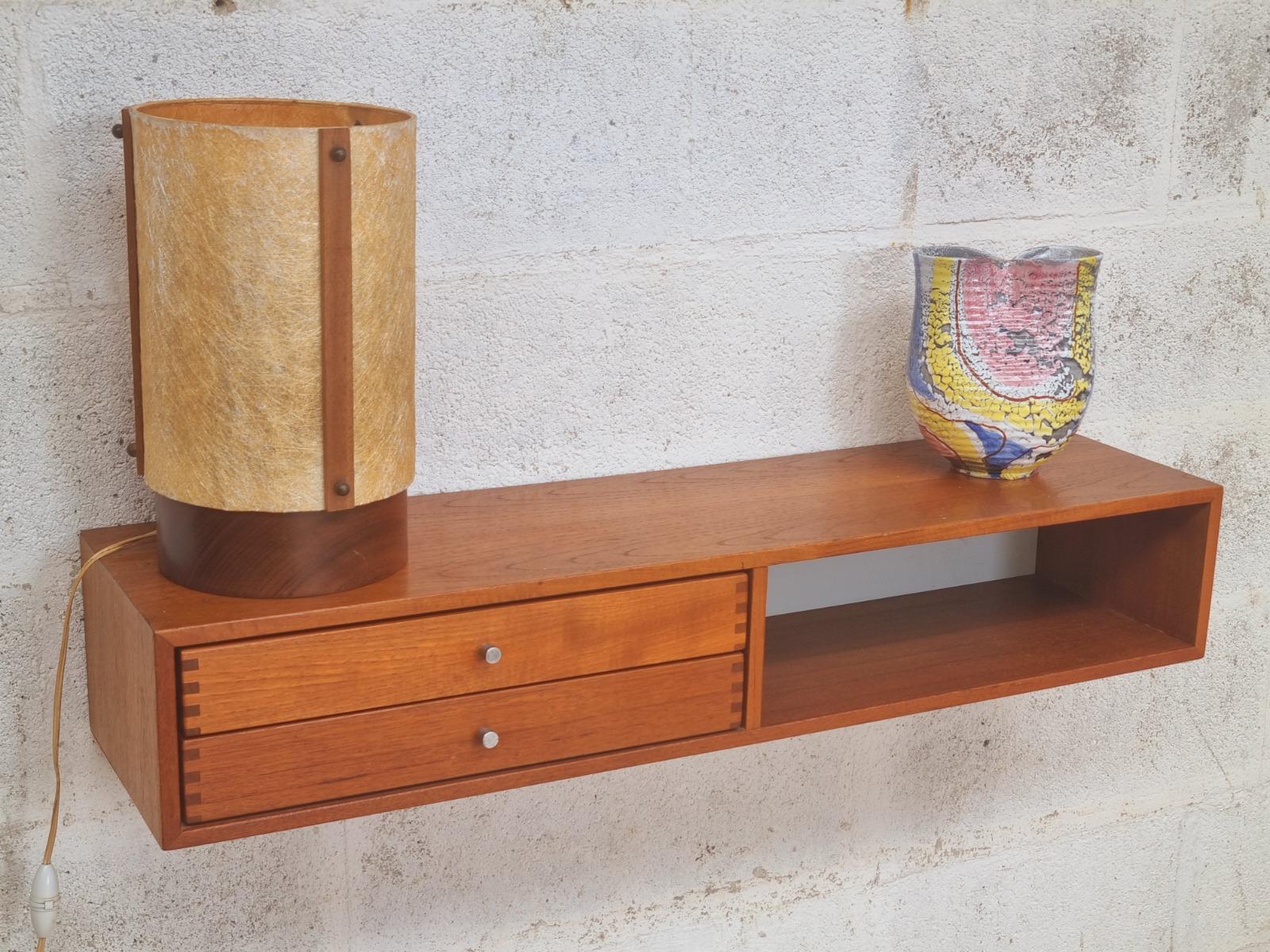 Aksel Kjersgaard console, wall credenza, Denmark, scandinave, 1950 1960