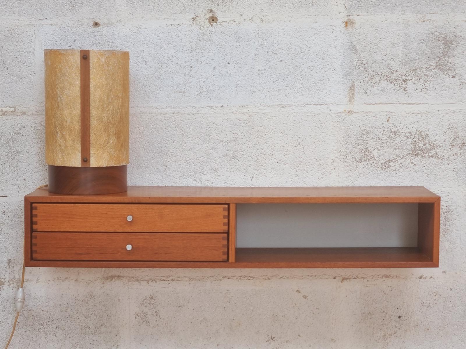 Aksel Kjersgaard console, wall credenza, Denmark, scandinave, 1950 1960