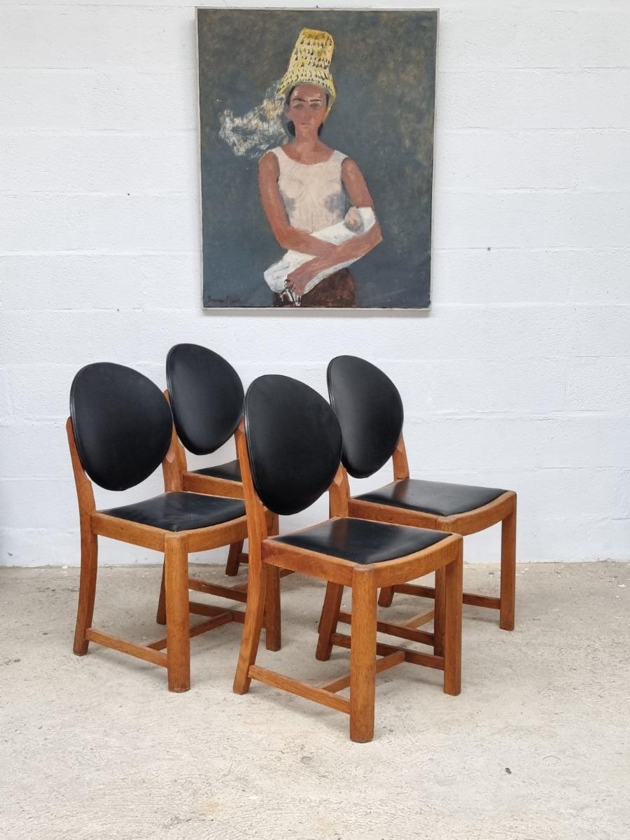 AMERICAN DESIGN oak CHAIRS 1940s 