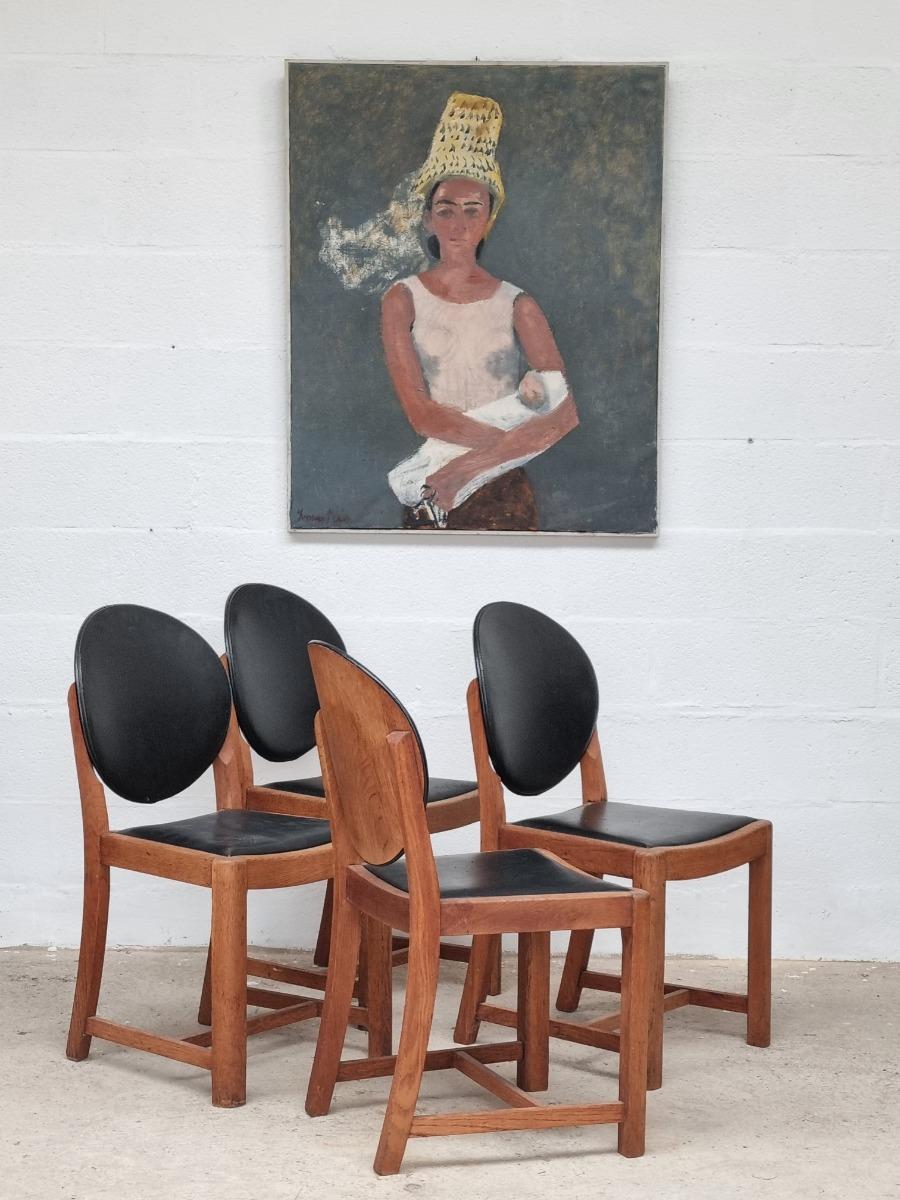 AMERICAN DESIGN oak CHAIRS 1940s 