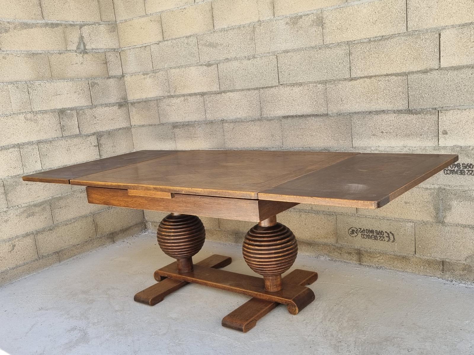 Charles DUDOUYT 1940 dinning table