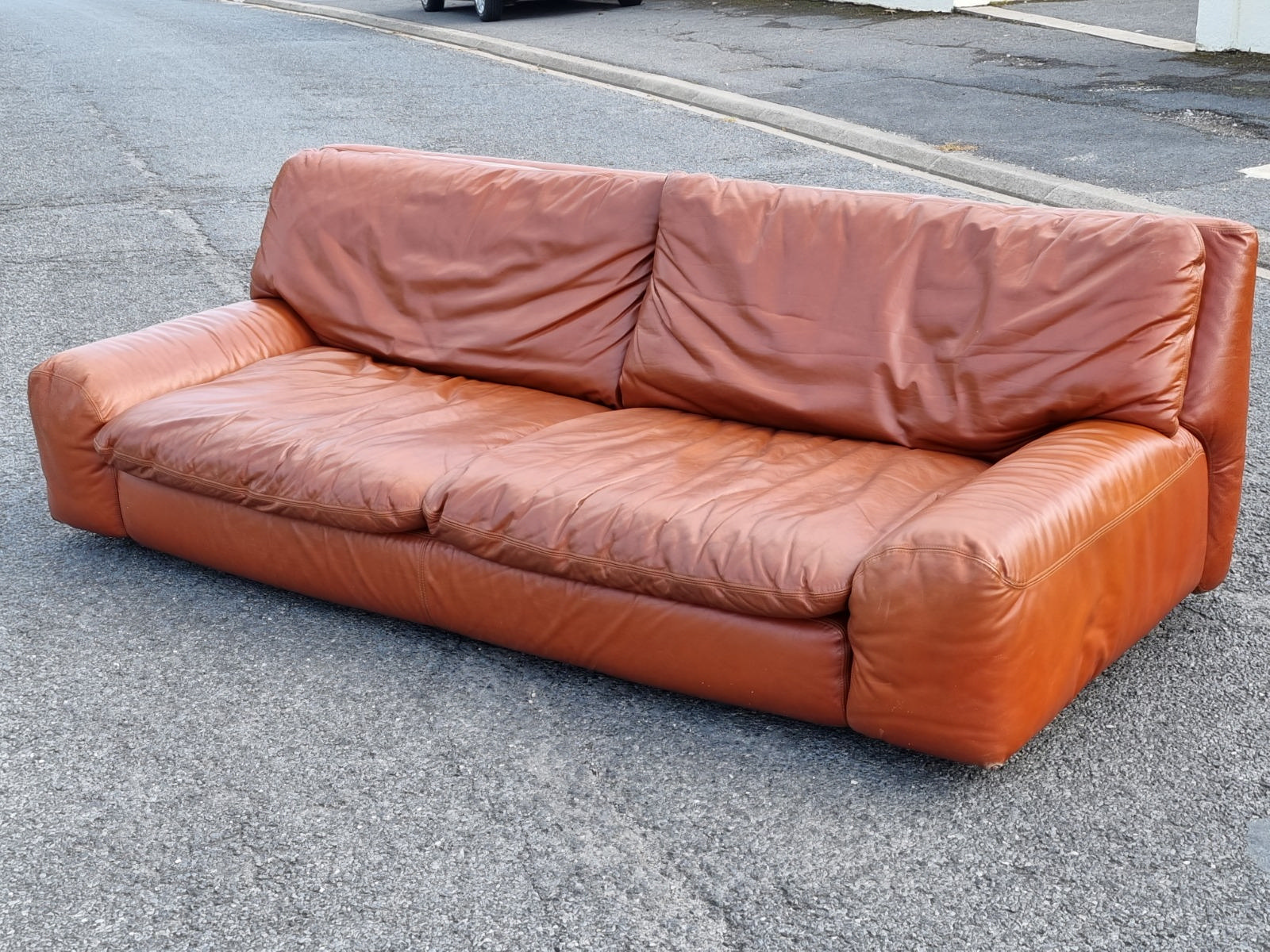 Cini Boeri leather sofa for artflex