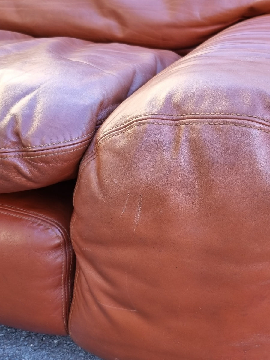Cini Boeri leather sofa for artflex
