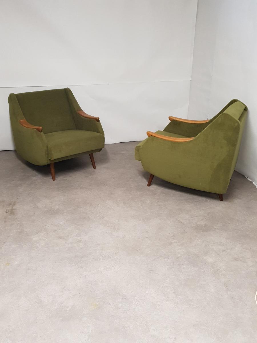Pair of scandinavian armchairs 1950s