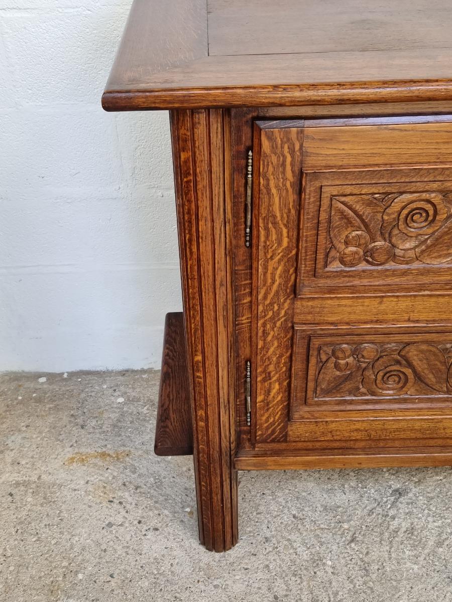 Sideboard Joseph Savina ,oak chêne 1950s 