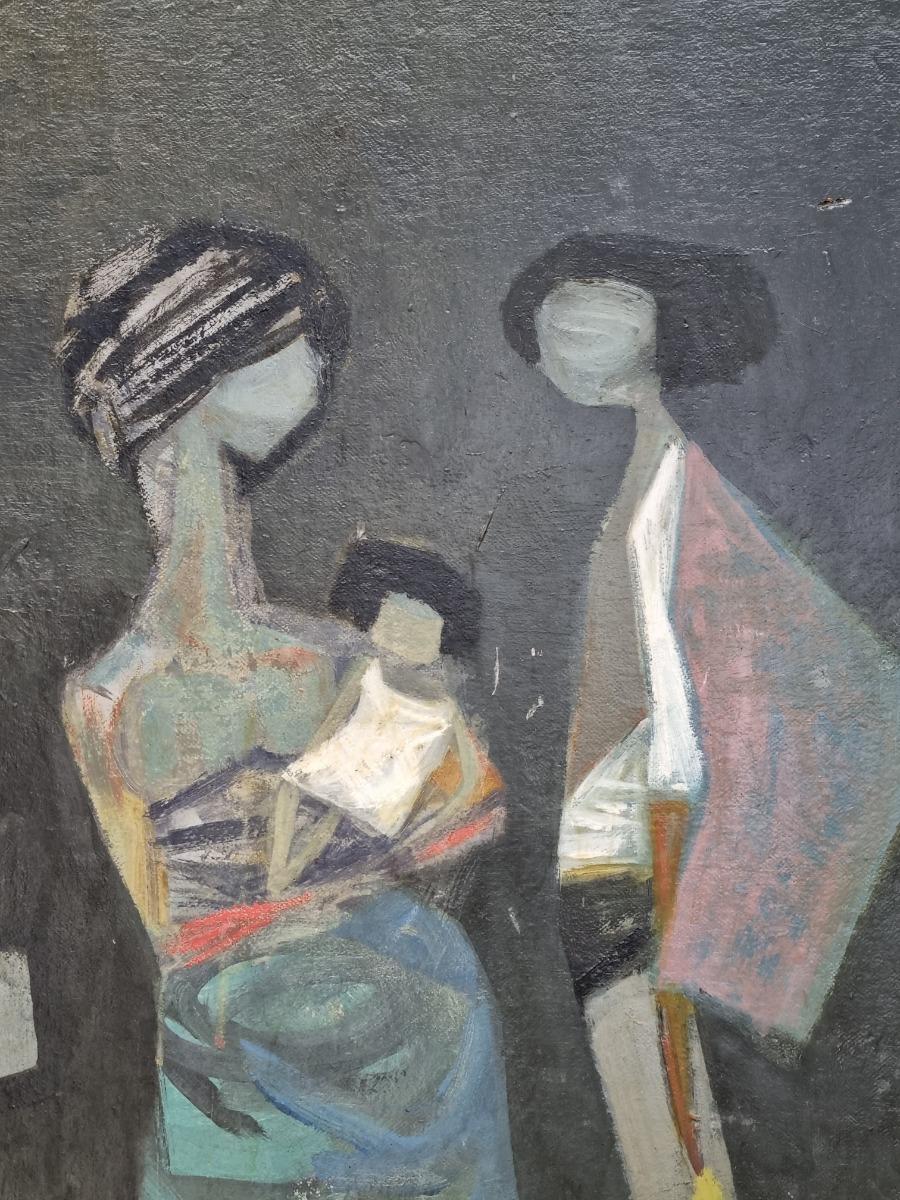  Yvonne PERIN , peinture ,painting 1960sXXEME